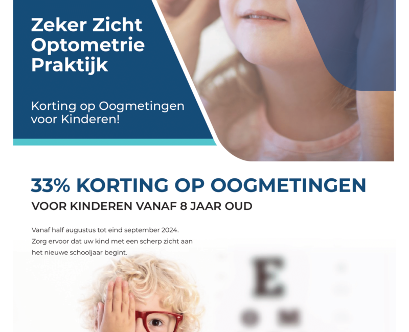 oogmeting bij kinderen 33% korting