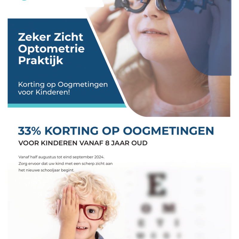 oogmeting bij kinderen 33% korting