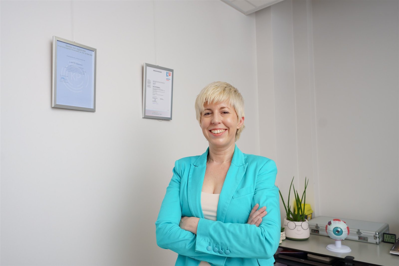 Portretfoto van de optometrist van Zeker Zicht