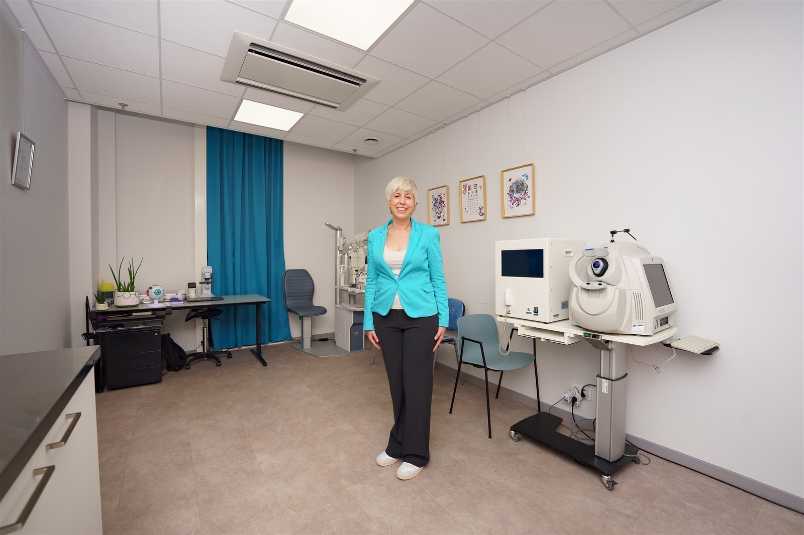 De moderne praktijkruimte van Zeker Zicht in Amsterdam.